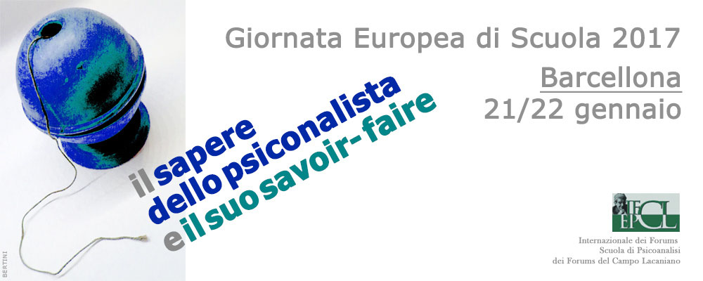 Jornadas europeas de Escuela 2017